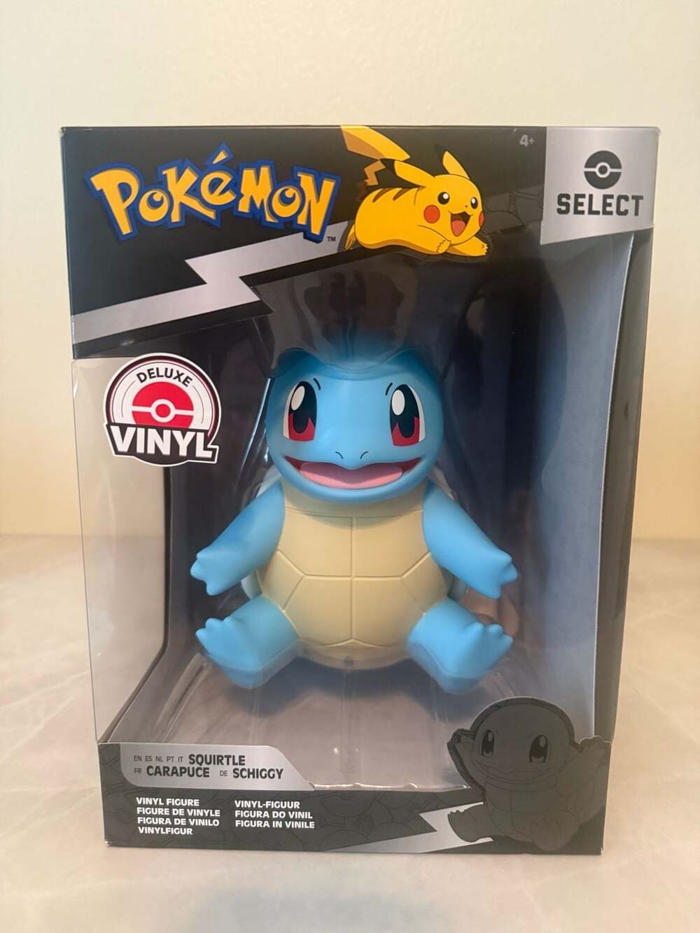 Pokemon Select Squirtle Series 1 Deluxe Vinyl Figure Jazwares Collectible